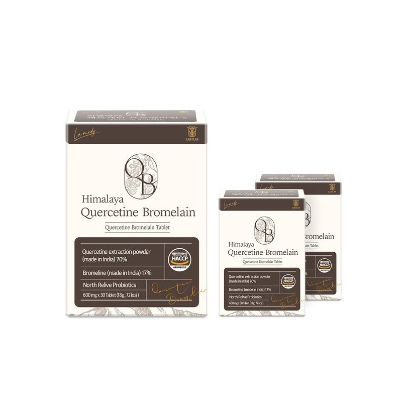 Lap on Lap 랩온랩 히말라야 퀘르세틴 브로멜라인 30정 Lap on