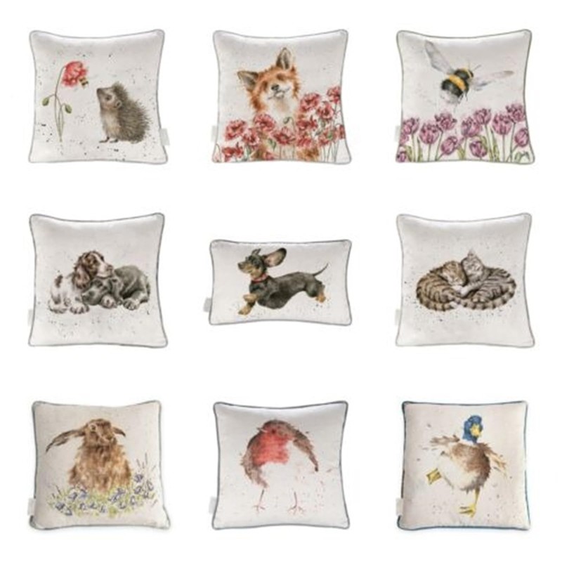 Wrendale Designs - 'Jolly Robin' Cushion