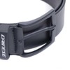 Dainese Unisex Leather Belt, black
