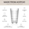 BELLAFORTE Shatterproof Acrylic Tall Tumbler, Set of 4, 19oz -