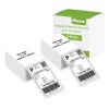1000 Etiqueta Térmica Directa 4x6 Papel Adherible Blanco Para Impresora