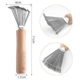 ORIENEX Hair Brush, Wooden Comb, Beautiful Hair Care, Scalp Care (Cleaner)