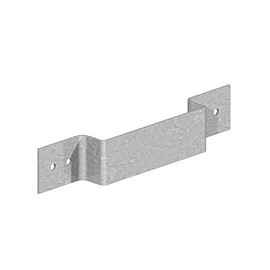 Fence Panel Security Brackets - Galvanised - 233 x 40mm - Fits 4" (100mm) Posts (10)