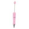 【P160】5pcs Beadable Pens in Solid Colors with Rhinestones and Flatback