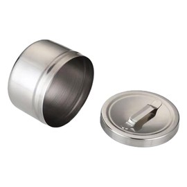Recipiente de metal para cremas medicinales Almacenamiento de productos secos Contenedor de almacenamiento sanitario Solución de organización del hoga