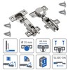 Pack of 10 Door Hinges 35mm Cup 110 Degree Kitchen