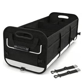 Car Trunk Organizer - with 5 Compartments Trunk Organizers and Storage
