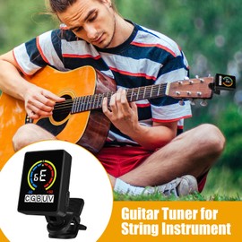 Guitar Tuner Pedal | Electronic precise clip on Tuner,Musical Instrument Accessories for Recording, Rehearsal, Family, Friends