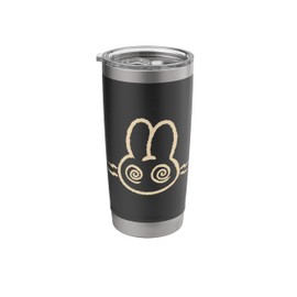 Y2K 90s Mad Rabbit Bunny Hare is Confused Stainless Steel Insulated Tumbler
