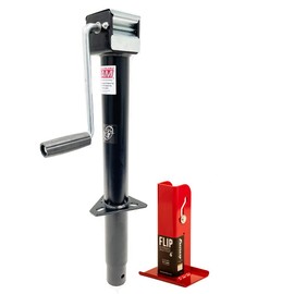 Southwest Wheel 5,000 lbs Side Wind A-Frame Trailer Jack w/ 6" Flip Foot