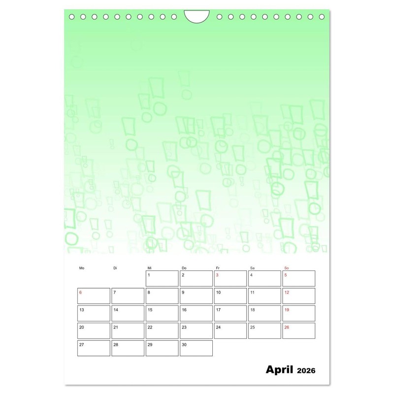 ERINNERUNGEN Zum Selberbasteln (Wandkalender 2026 DIN A4 hoch), CALVENDO Monatskalender