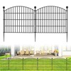 No Dig Decorative Garden Fence Animal Barrier - 5 Panels