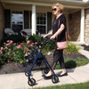 ProBasics Aluminum Rollator Walker with Seat - Rolling Walker with