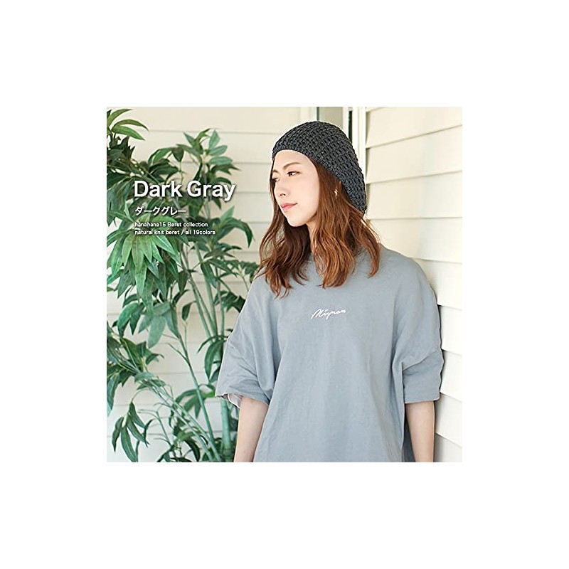 hanahana15 Beret Hat, Women's, Men's, Large, Loose, Spring, Summer, Autumn,