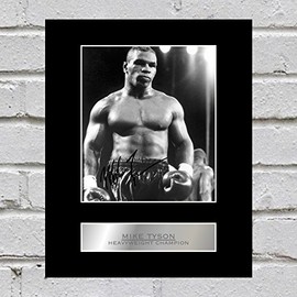 Mike Tyson Heavyweight Champion Photo Display