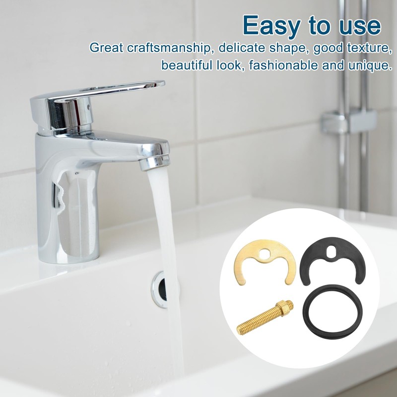 QUARKZMAN 1 Set Tap Mounting Bracket, Tap Horseshoe Double Hole,