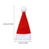 WELANE Christmas Mini Hats, 12 PCS Mini Santa Hats for