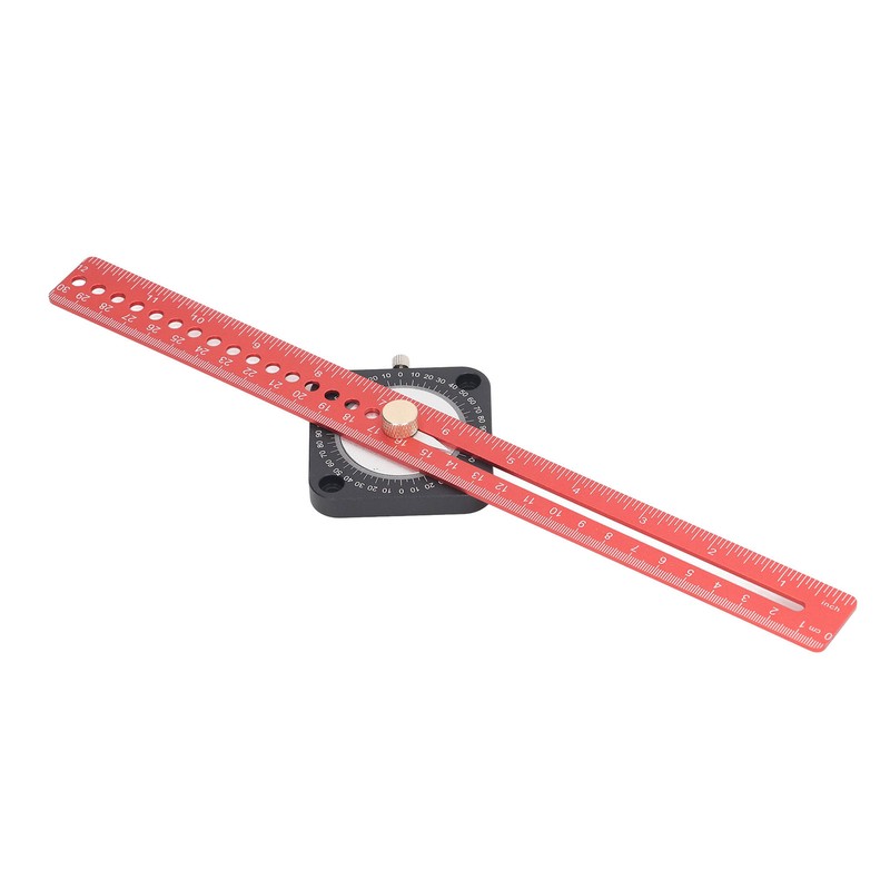 Compass Scriber 360° Aluminum Alloy Dual Scale Ruler Scribing Tool