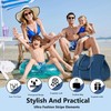 QOGiR Neoprene Multipurpose Beach Bag Tote with Inner Zipper Pocket