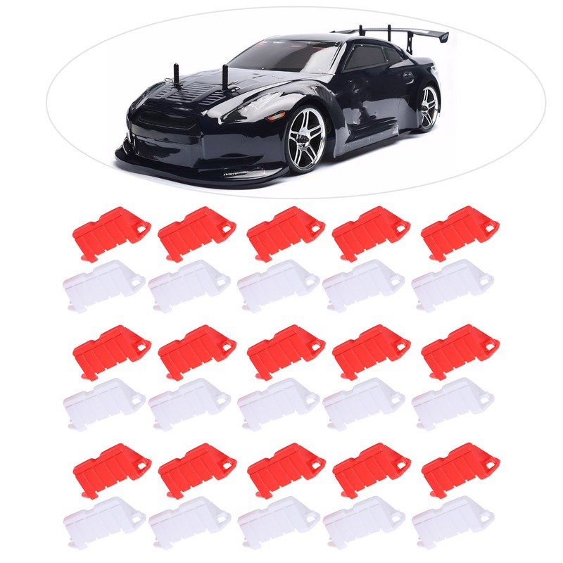 30Pcs RC Roadblocks Plastic Universal Drift Race Road Barriers Remote