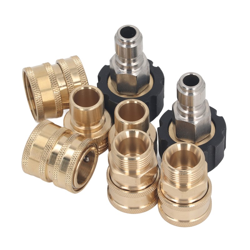 Garden Hose Quick Connector Set 3/8in 3/4in American Garden Hose