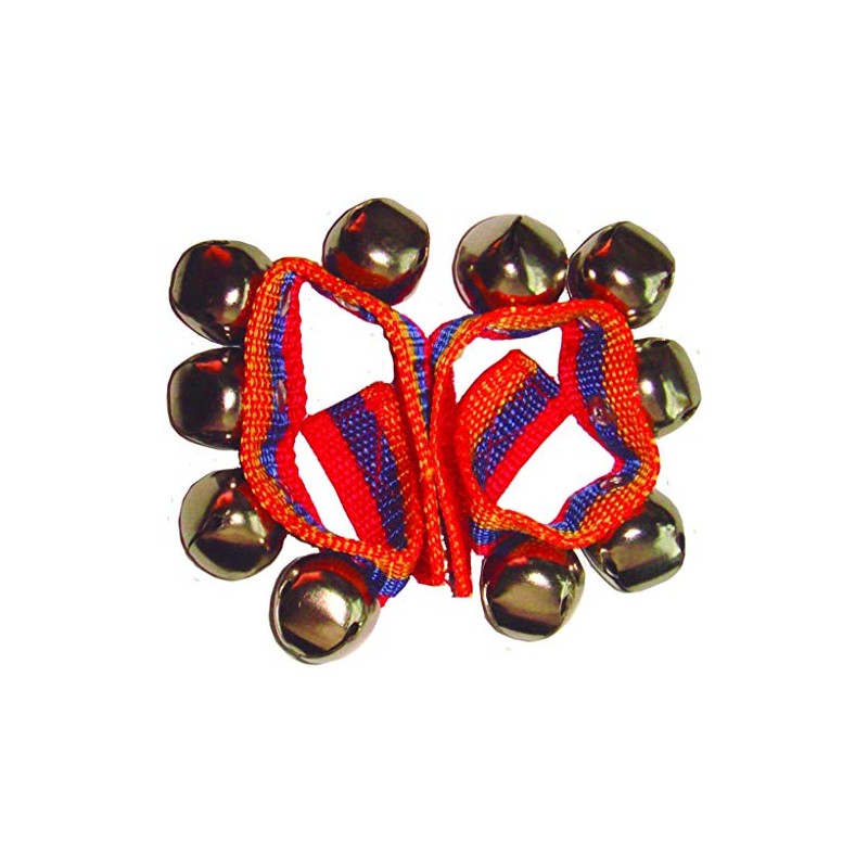 Hook-and-loop tape with tiny iron tinker bells and Egg Shaker