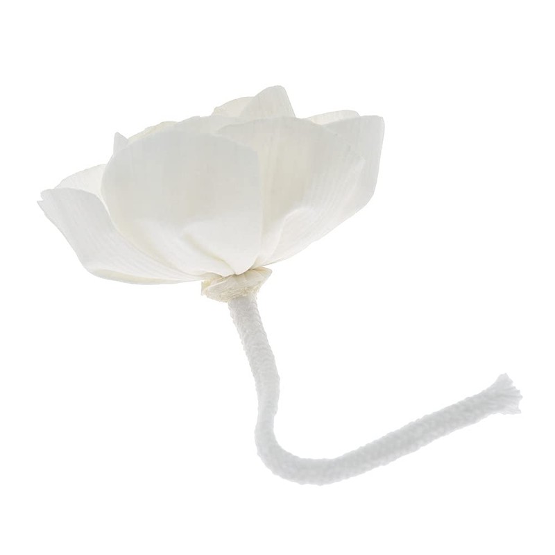 LOOGOOL 2Pcs Flower Head Diffusers with Cotton Wick for Home