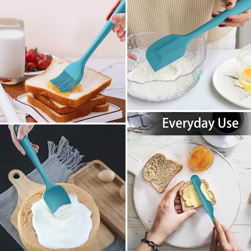 LIANYU 15-Piece Kitchen Cooking Utensils Set with Holder, Silicone Kitchen
