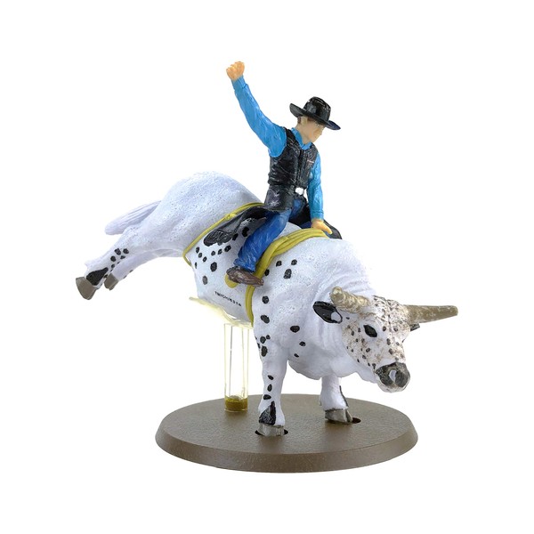 Big Country Toys Smooth Operator - Rodeo Toys - Bull Riding Figurine - 1:20 Scale - Hand Painted - Collectible & Playable
