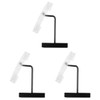 Zerodeko 3pcs Elegant Metal Base Watch Display Rack Acrylic Watch