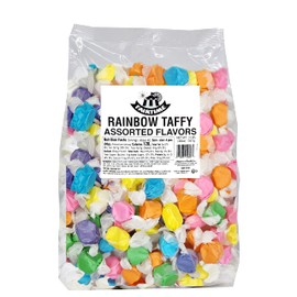 Fairtime Taffy Bulk Rainbow Candy for Candy Buffets, Rainbow Taffy, Rainbow Candy, Bulk Candy, Pinata Candy, Individually Wrapped Candy Kosher Candy, 3 Pounds of Candy (Rainbow)