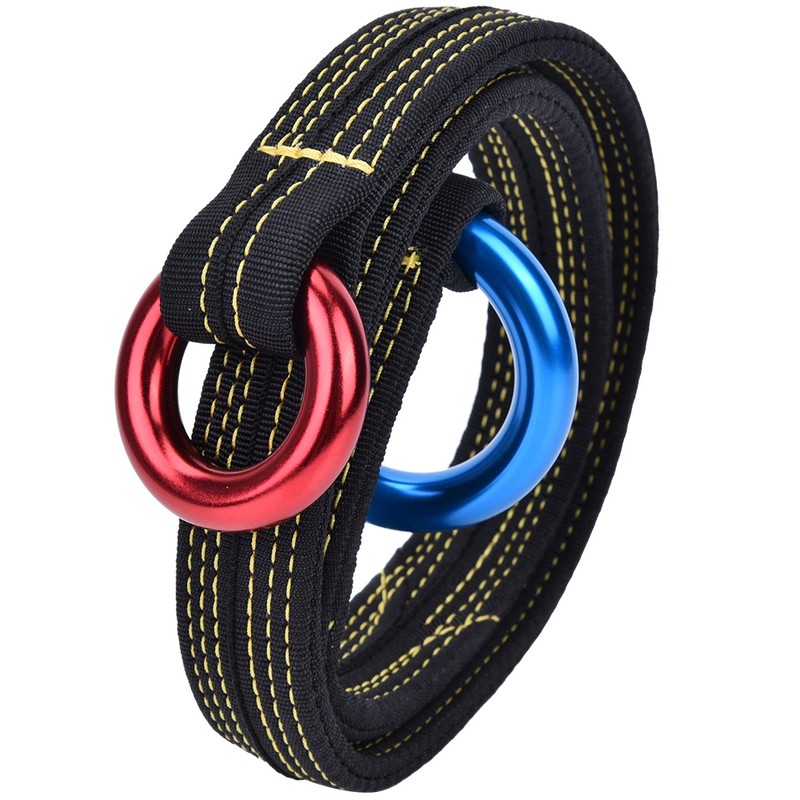 Durable Climbing Rescue Wire Lanyard with Two Hanging Rings for