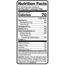 Pirrate Booty Aged White Cheddar Puffs, 0.5 oz, (40 Count)