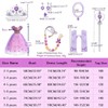 Girls Princess Dress Up Birthday Party Luxury Cosplay Costume Outfit