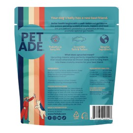 Pet Ade Cod Skins with Active Probiotics Single Protein Snacks for Dogs, 2.5 oz.