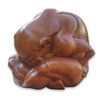 Weeping Buddha Yogi Meditation Wood Statue - OMA Brand