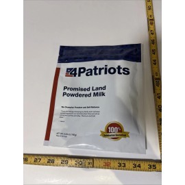 4Patriots Promised Land Powdered Milk Survival Emergency Camping 8 servings