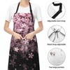 Cherry Blossom Apron with 2 Pockets Flower Aprons for Adults