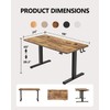BANTI 48''x24''Height Adjustable Electric Standing Desk, Stand up Table, Sit