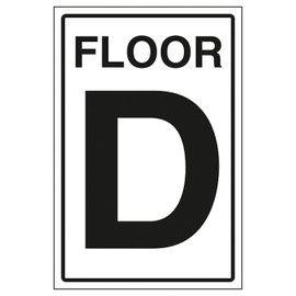 V Safety Floor D 150 x 200mm - 2mm Rigid Plastic Safety Sign