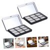 POPETPOP 2 Sets Magnet-Box, leer, leer, Lidschatten-Palette, leer, Lippenstift, leer,
