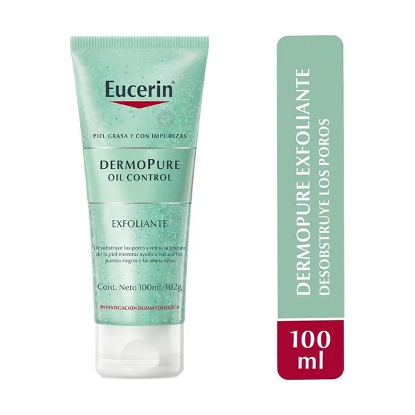 Exfoliante Facial Eucerin Dermopure Oil Control 100 Ml