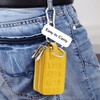 PORRASSO Leather Key Case, Car Key Bag, Portable Key Case,
