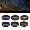 Telescope Filters 6 in 1 1.25in Compatibility Telescope Moon Filter