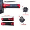 Red Sport Motorcycle CNC Anti-Slip 7/8" 22mm Grips for Suzuki