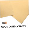 VILLFUL 2pcs Brass Plate Set for DIY Crafts Models Electrical