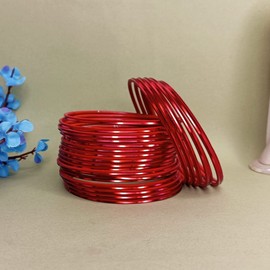 Efulgenz Indian Bangles Set Bollywood Plain Metal Bangle Bracelets Costume Jewelry for Women, 2-2, Metal, no gemstone