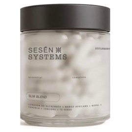 SESĒN SLM Blend | Alcachofa + Mango Africano + Nopal + Té Verde + Jengibre | 30 Cápsulas | Extractos Botánicos | Suplemento