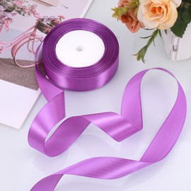 Zocipro Satin Ribbon 25mmx22m, 6 Rolls Curling Ribbons for Gift Wrapping, Crafting, 6 Colors of Ribbon with 10m Twine, Silk Ribbon for Balloons, Christmas, Wedding, Party, DIY, Bouquets