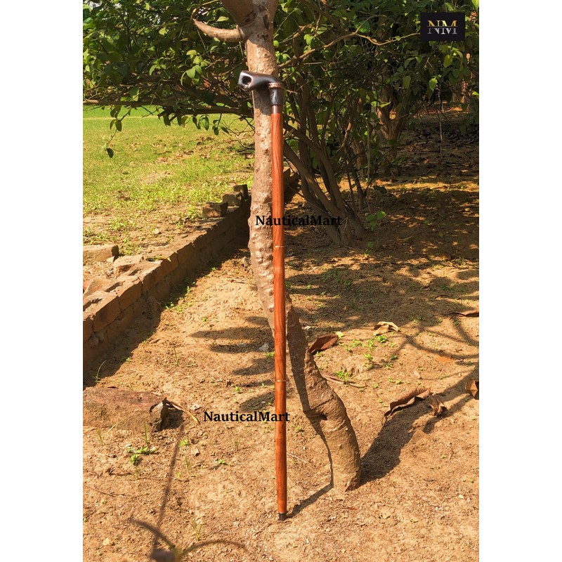 Brass Walking Cane Fisted Walking Stick Fist Cane Carved Walking